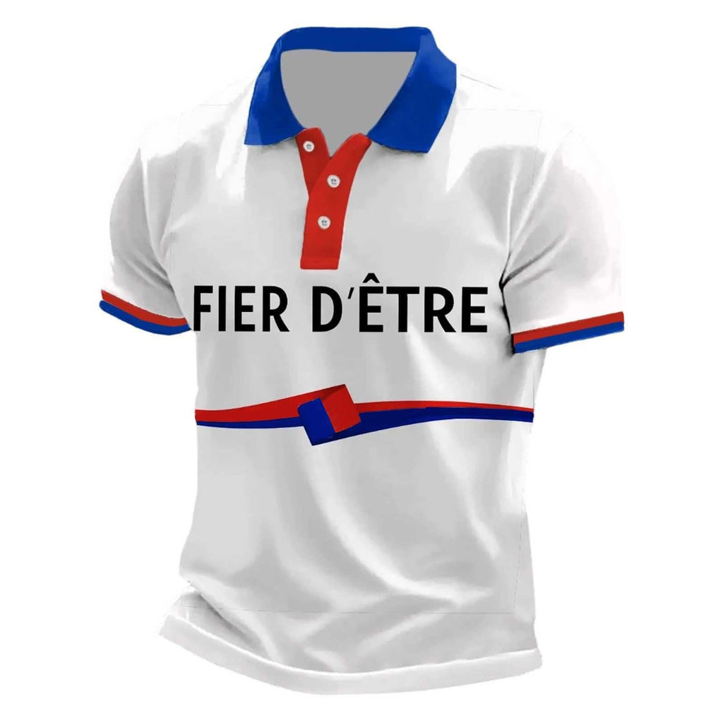 France 2026 Men's Short Sleeve Printed Football Shirt – Summer Supporter Football T-Shirt Music Fashion Streetwear Print for Sports Fans