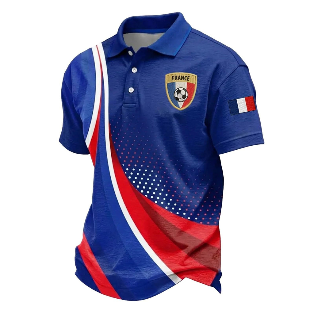 Maillot Homme Football 2026 Polos Homme Maillots de Joueur Manches Courtes T-Shirt Été Mode Streetwear Impression pour Les Fans de Sport