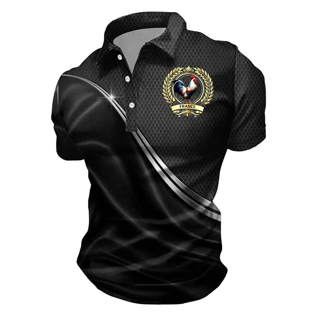 Men's T-Shirt World Cup 2026 France Round Neck Printed Football Fan T Shirt Short Sleeve Casual Various Models Available Foot Supporter Fans Encourage Tee Shirts Sport