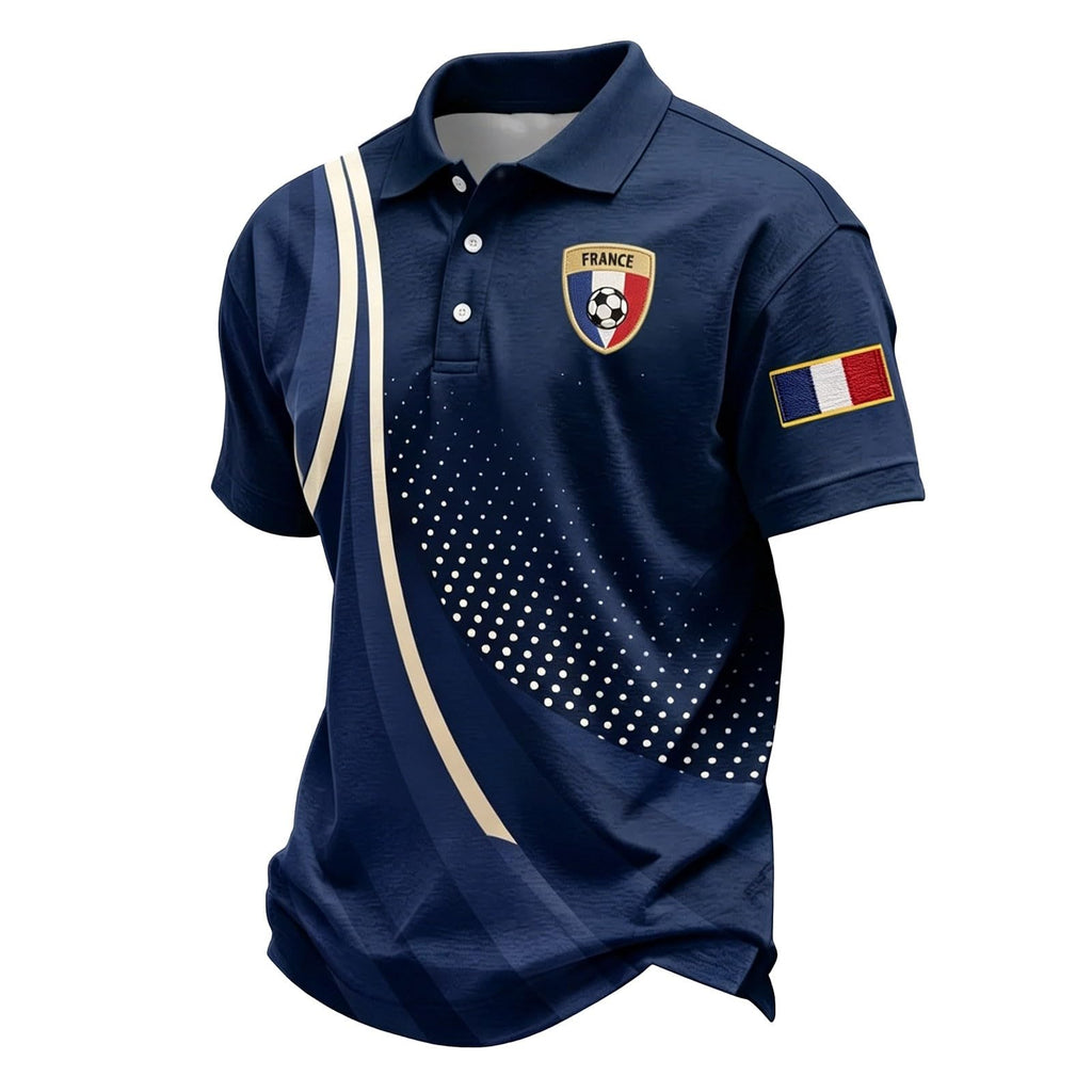 Maillot Homme Football 2026 Polos Homme Maillots de Joueur Manches Courtes T-Shirt Été Mode Streetwear Impression pour Les Fans de Sport
