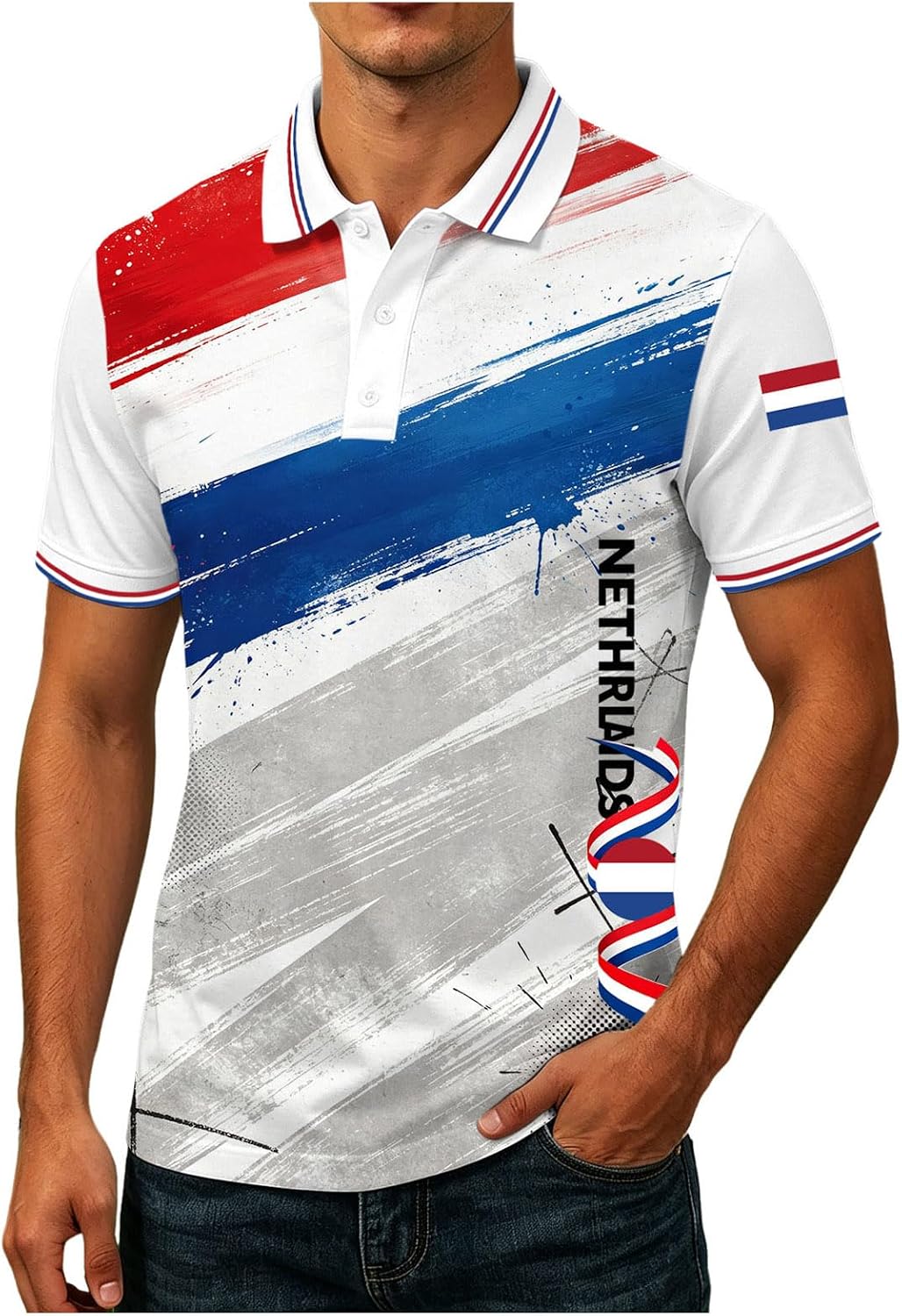 T-Shirt Homme Col Rond Coupe du Monde 2026 France Imprimé Football Fan Manches Courtes Décontracté – Haut Léger Tendance Sport Parent-Enfant – Quotidien Matchs Sorties Stade Entraînement